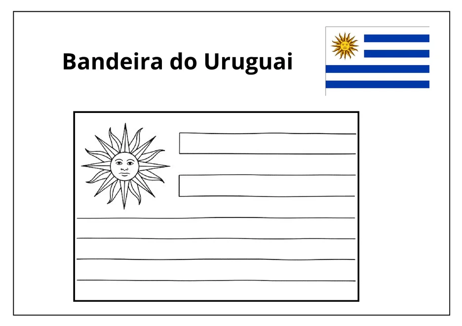 Bandeiras dos paises da copa do mundo 2026 para colorir para imprimir e colorir - imagem 47